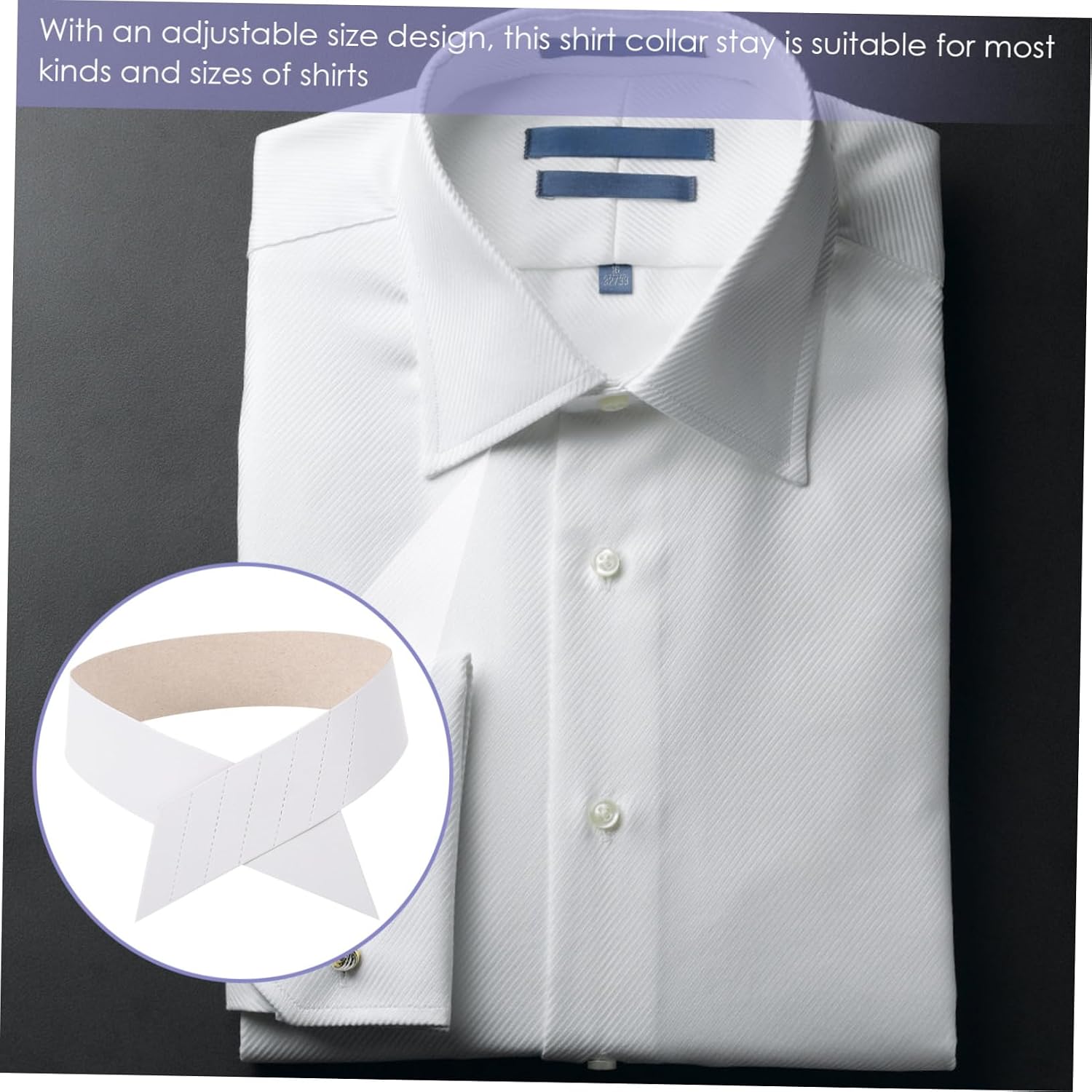Ipetboom 100pcs Shirt Collar Support Collar Stays for Men Shirt Ties Clips for Women