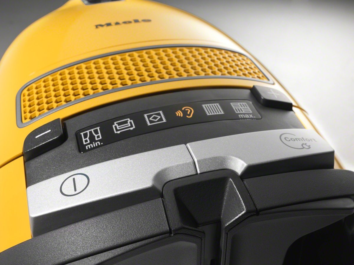 Miele 41GFE036USA Complete C3 Calima Canister Vacuum, Canary Yellow