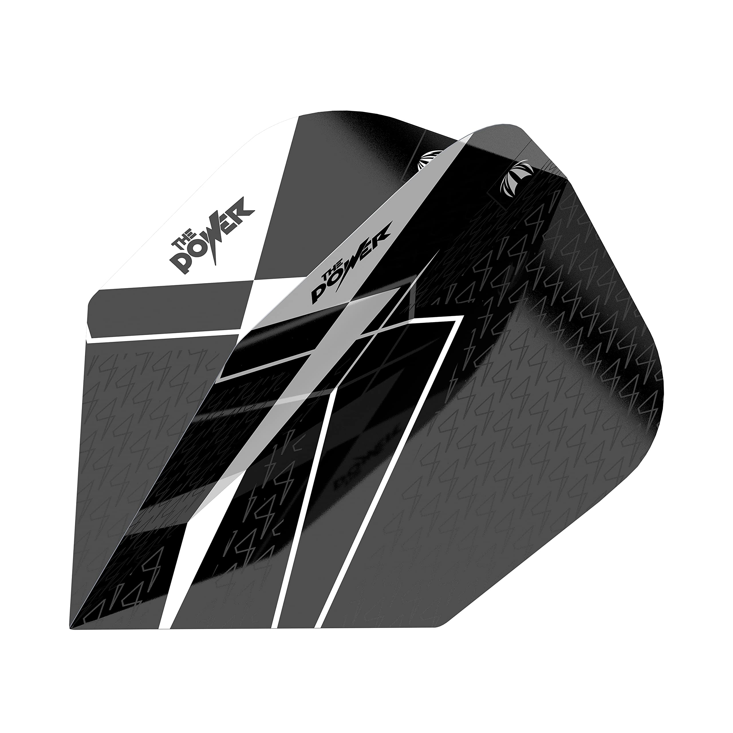 Unisex's Phil Taylor Power 9-Five Gen 8 Pro Ultra Dart Flights, Black and White, No.6
