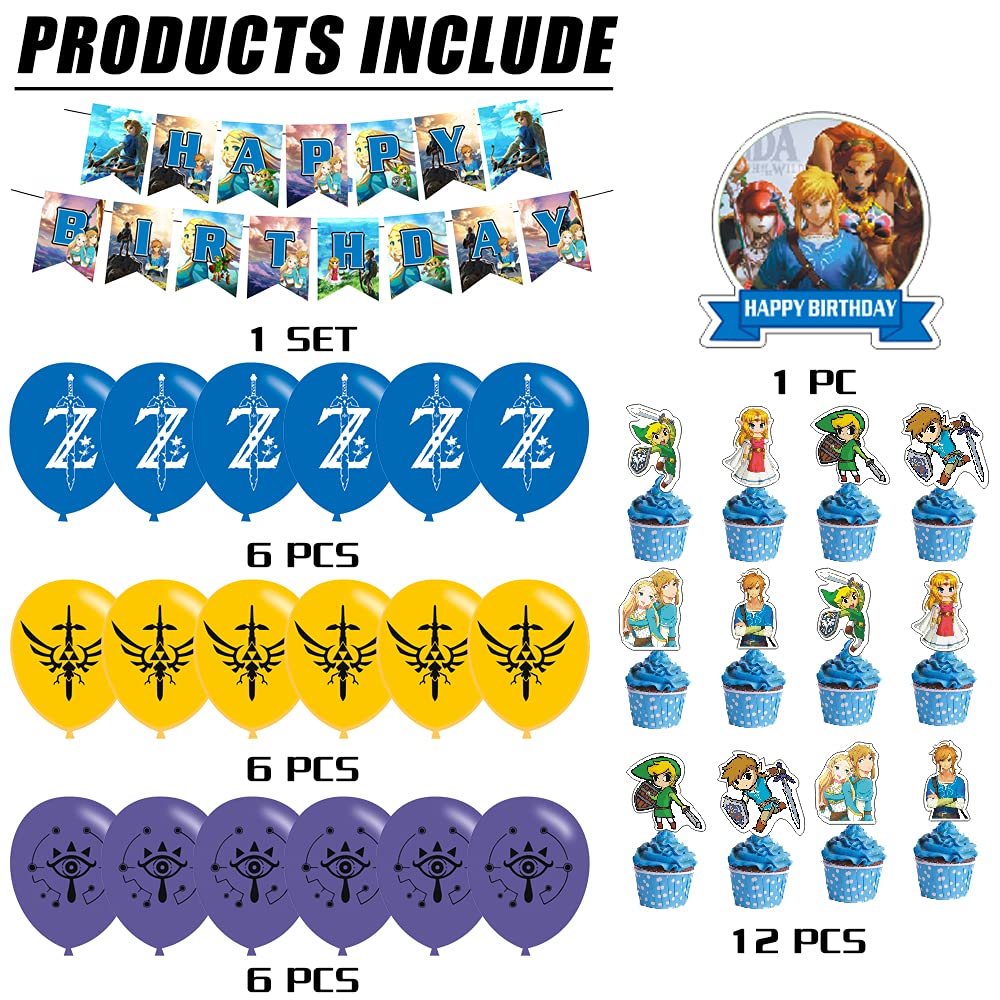 Buy The Legend of Zelda Party Supplies for Birthday Party The Legend of