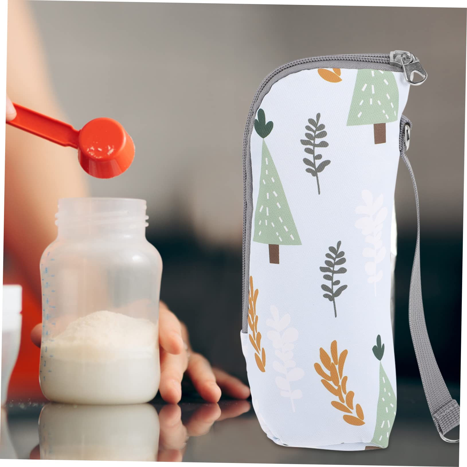 SHOWERORO 5pezzi Borsa Termica Per Bottiglie Di Latte Per Sacchetto Portatile Per Allattamento Mantiene Caldo Ore Accessorio Per Passeggino Design Pratico Per Mamme Movimento
