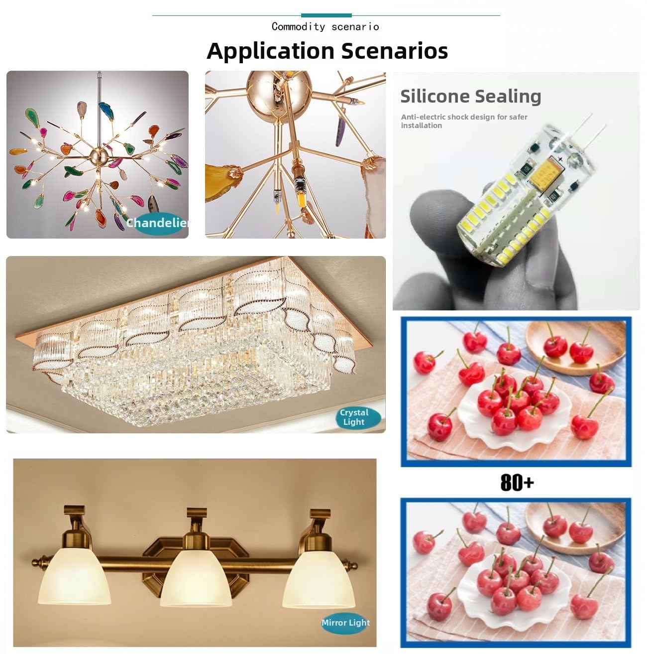 Ampoule LED G4 5W, lumière douce en silicone 230V, lampe à base G4 bi-broche dimmable (230V-5W 10Pcs/lumière neutre 4000K)