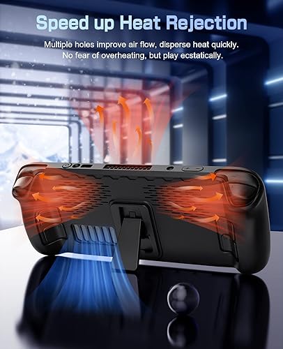 Miniatura 7 de MoKo Funda protectora con soporte para cubierta de vapor protector duradero de poliuretano termoplástico con tapas de pulgar palos de agarre y