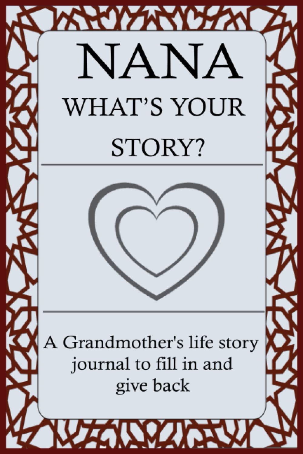 NANA WHAT'S YOUR STORY: For Nana To Share Her Life Story And Thoughts: This Fill In And Give Back Guided Question Journal Preserve Nana's Memories & Her Love.