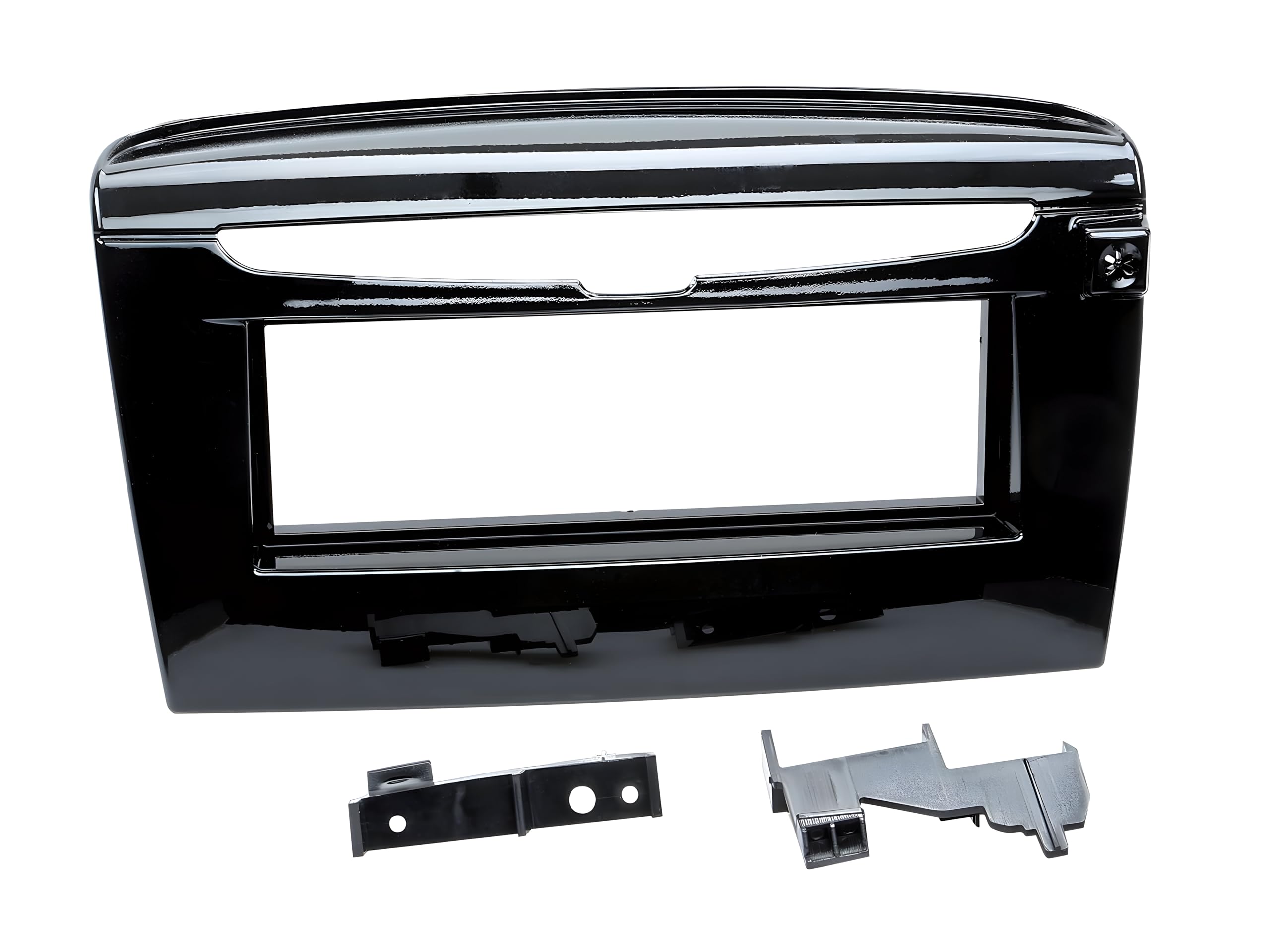 Kit Montaggio Autoradio 1 DIN Per Lancia Ypsilon 2012-2021 Sound-way - Mascherina Nero Lucido Con Adattatore Antenna - Foto 8