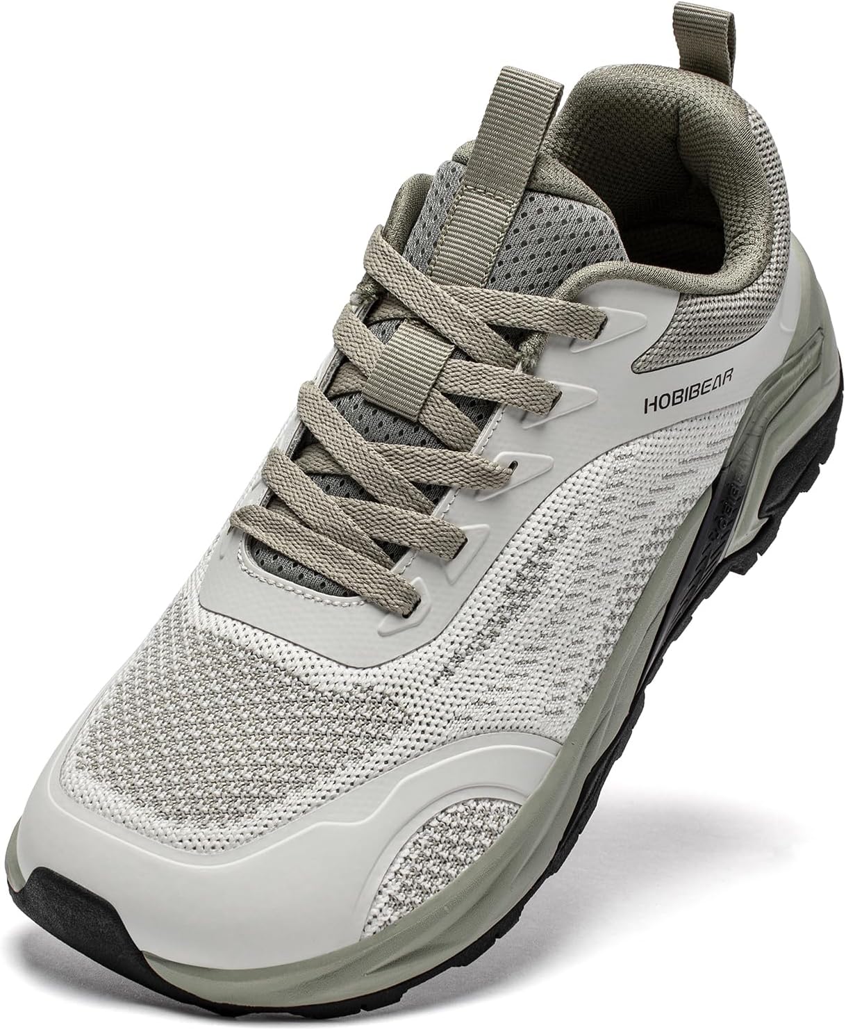 HOBIBEAR Men’s Running Shoes Wide Toe Box Zero Drop Sneakers Lightweight Breathable