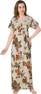 Soulemo Women Premium Rayon Digital Print Nighty 1718 Price In India
