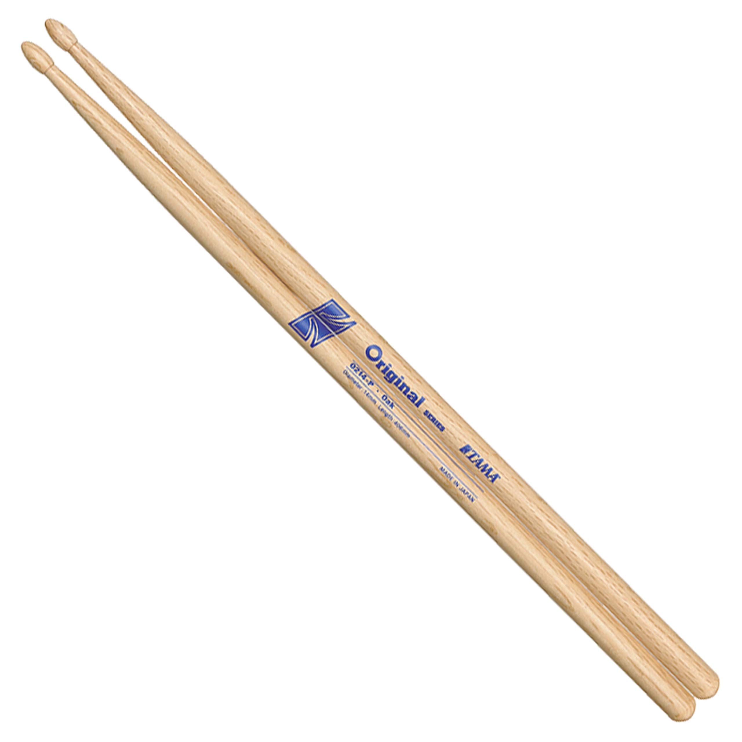 TAMA O214-P Paire de baguettes en chêne japonais, Série Original Naturel