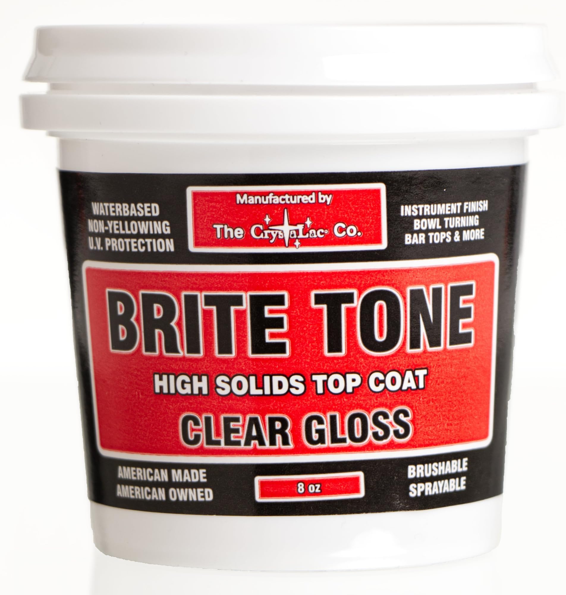 CrystaLac Brite Tone Instrument Finish Gloss Quart, Waterbased Polyurethane