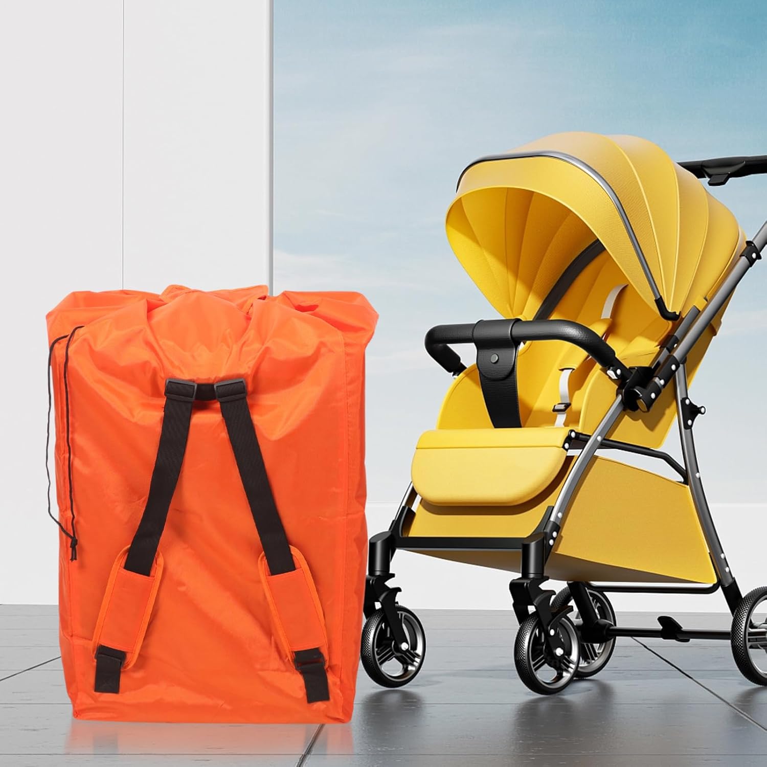 OUNONA Stroller for Airplane and Lightweight Versatile Storage for Strollers Car Seats and Safety Seats Gate Check Bag
