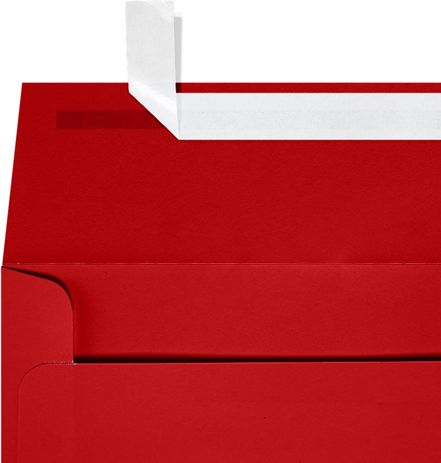 LUXPaper #9 Slimline Invitation Envelopes | Peel & Press | 3 7/8" x 8 7/8" | Ruby Red | 80lb. Text | 250 Qty