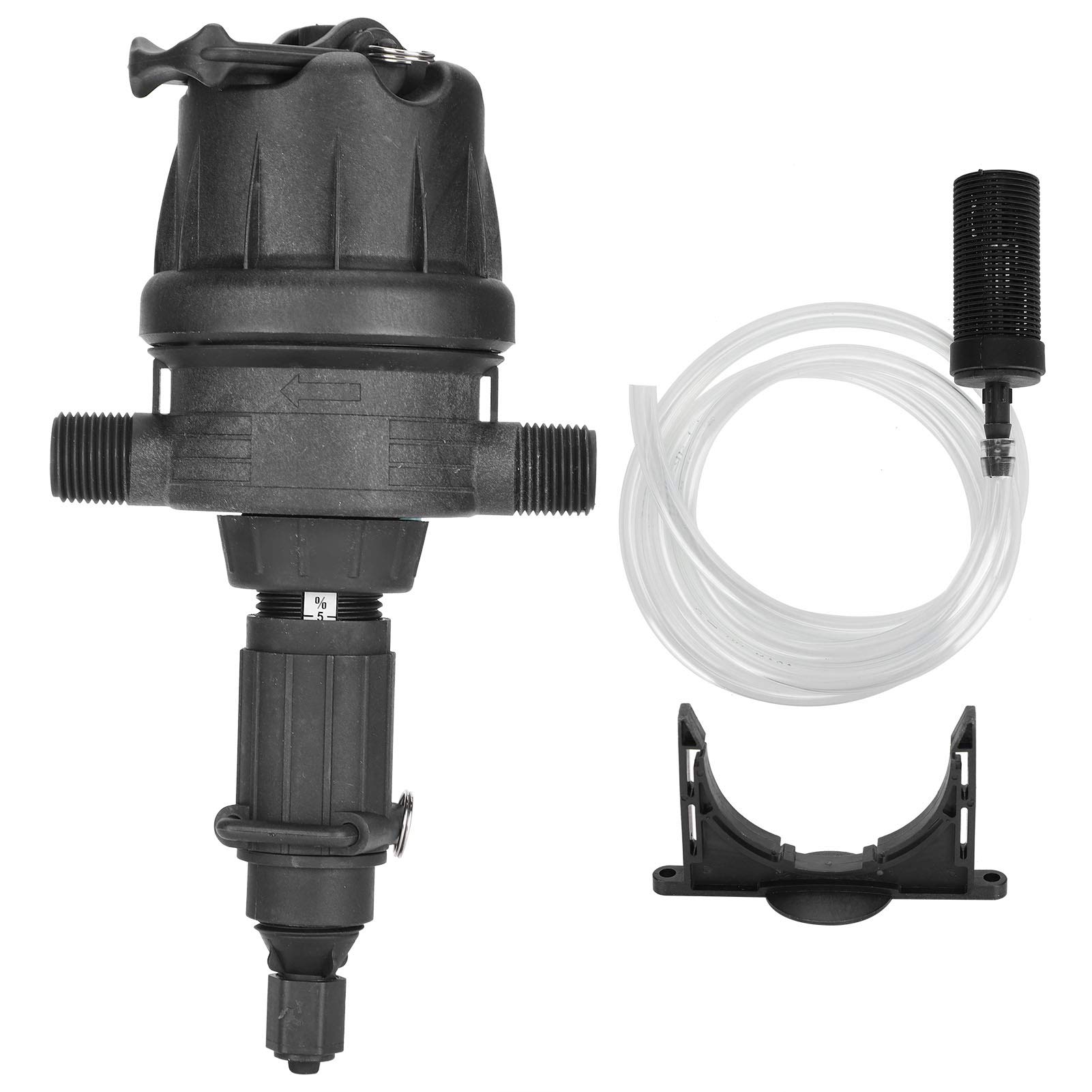Fdit Dosificador de Fertilizante Automático Proporcional por Agua, Inyector para Riego de Jardinería con Ajuste Preciso del 2-5%, Caudal de 5-750 L/H