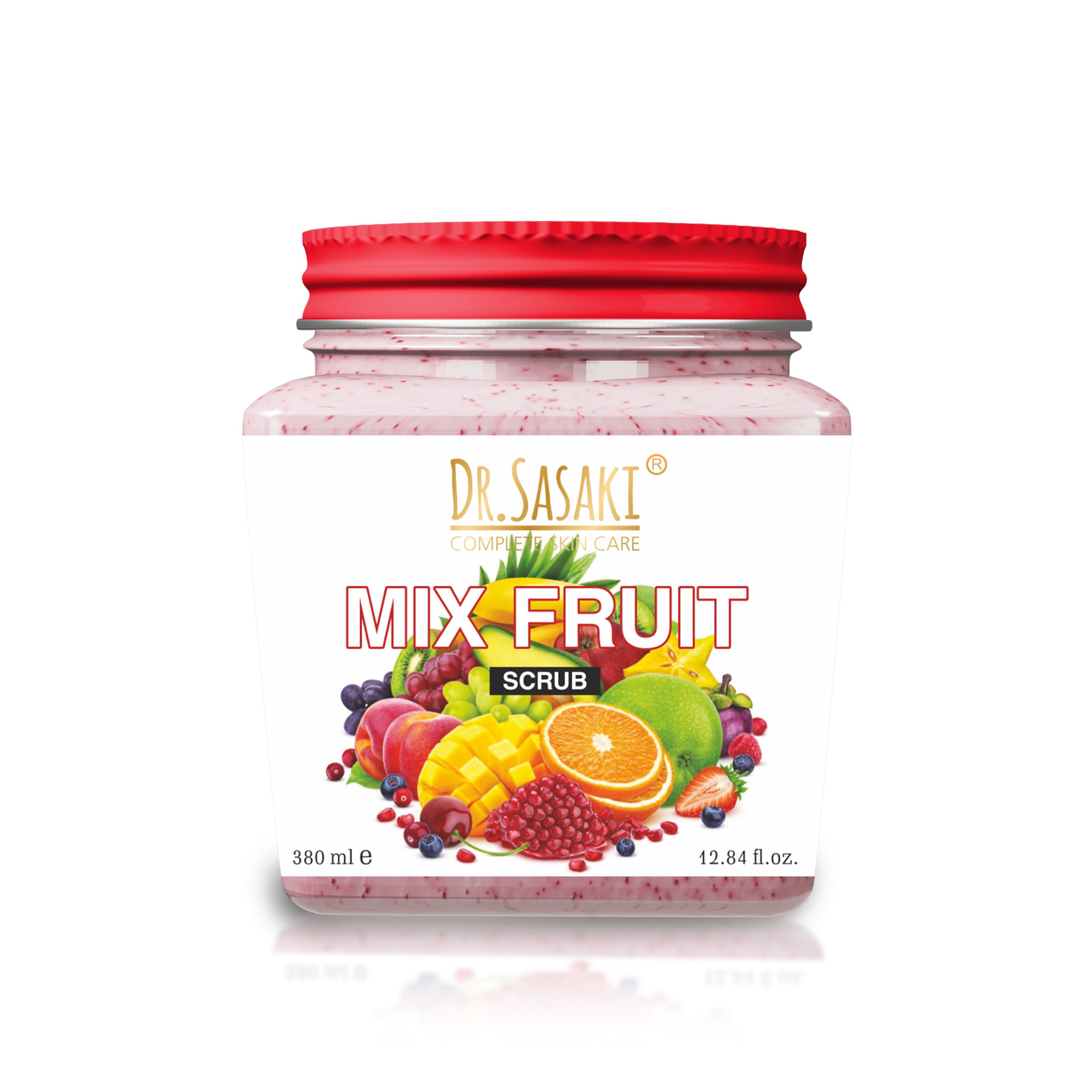 Dr.Sasaki Complete Skin Care Mix Fruit Face/Body Scrub, 380ml-image-35