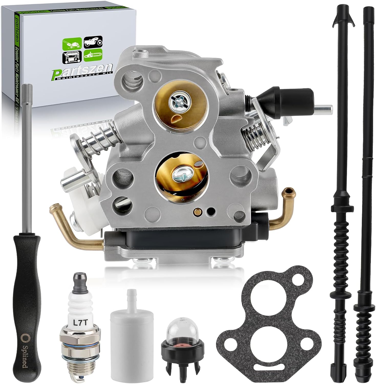 506450501 Carburetor Parts Kit Fit for Zama C1T-EL41A C1T EL41A C1T-EL41 506 45 05 01 for Husqvarna 435 435E 440 440E for Craftsman 358381800 for Jonsered CS2240 CS2240S Chainsaw