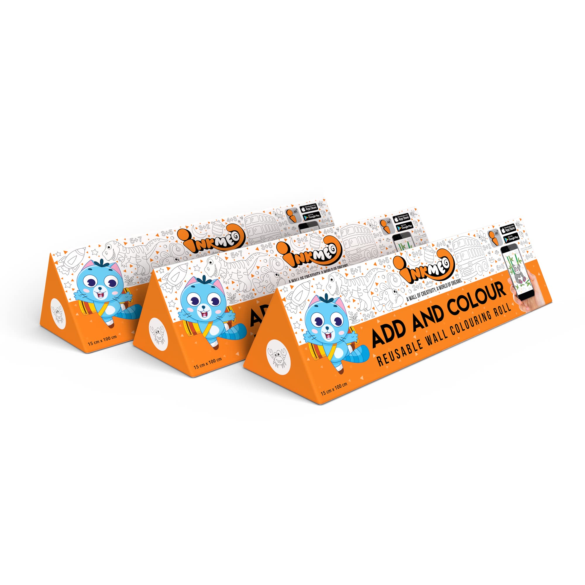 See full amazon price history chart for Inkmeo | Add And Colour Wall Colouring Roll | AR Enabled | Interactive Educational Innovative Activity | For Kids | Ages 5+ | Best Gift | Size (6 X 40 Inches each) | Addition Skills(Pack of 3) Inkmeo | Add And Colour Wall Colouring Roll | AR Enabled | Interactive Educational Innovative Activity | For Kids | Ages 5+ | Best Gift | Size (6 X 40 Inches each) | Addition Skills(Pack of 3) (B0BYZLVYP7) Amazon Price History, Amazon Price Tracker