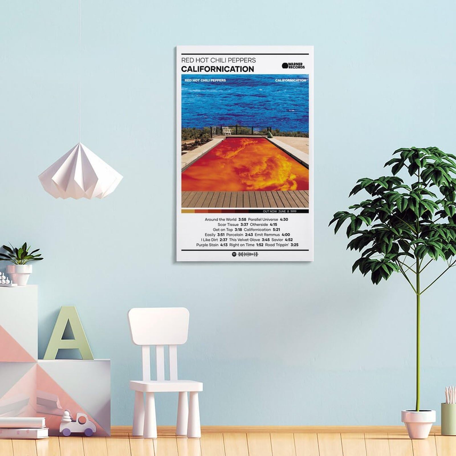 Amazon.com: Red Hot Chili Peppers Californication 50 Canvas