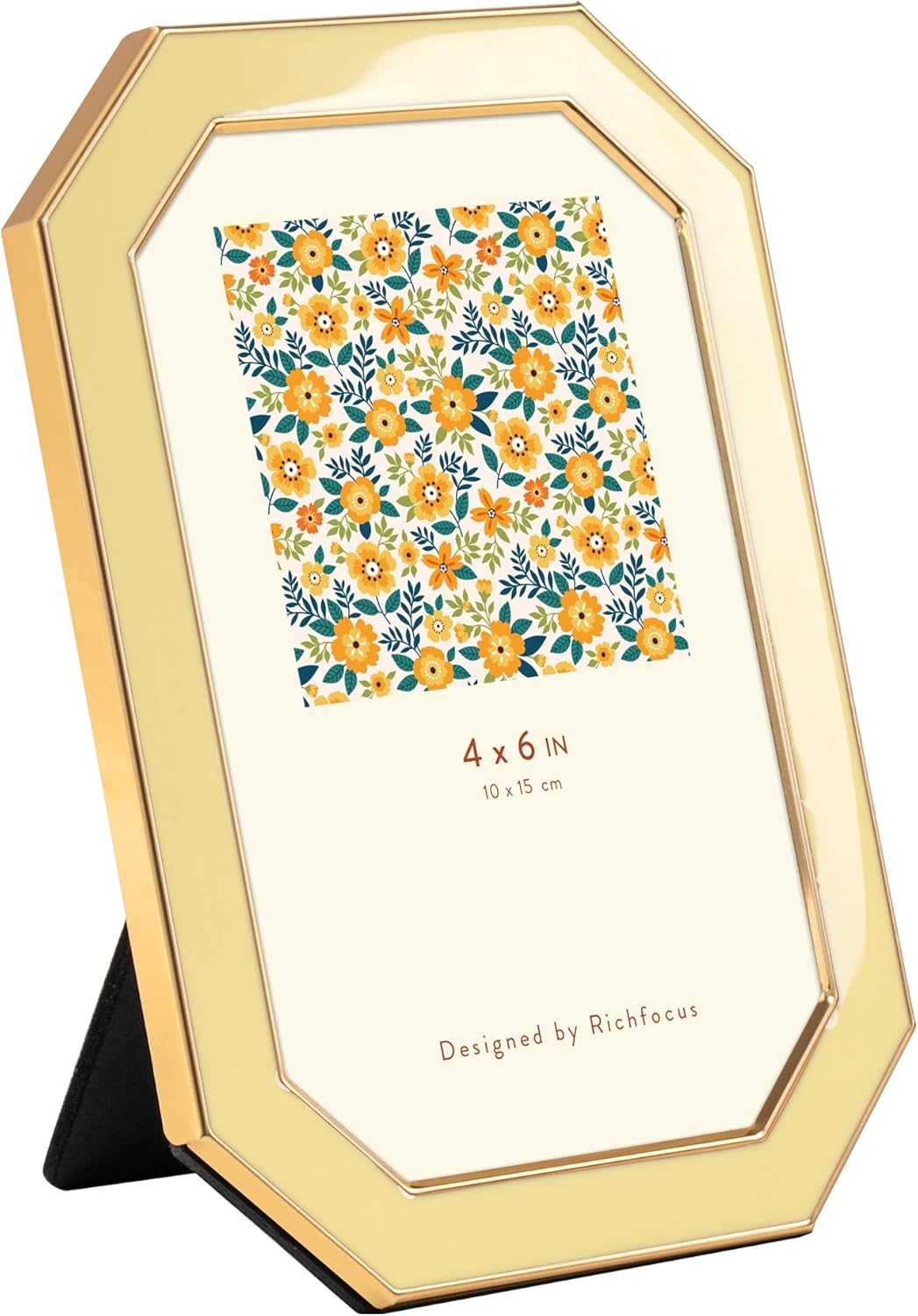 8x10 Enamel Picture Frame with HD-Tempered Glass, Display 5x7 Photo with Mat, Ornate Photo Frame with Metal Edge & Velvet Back for Tabletop & Wall Mount Vertically or Horizontally Display, Green