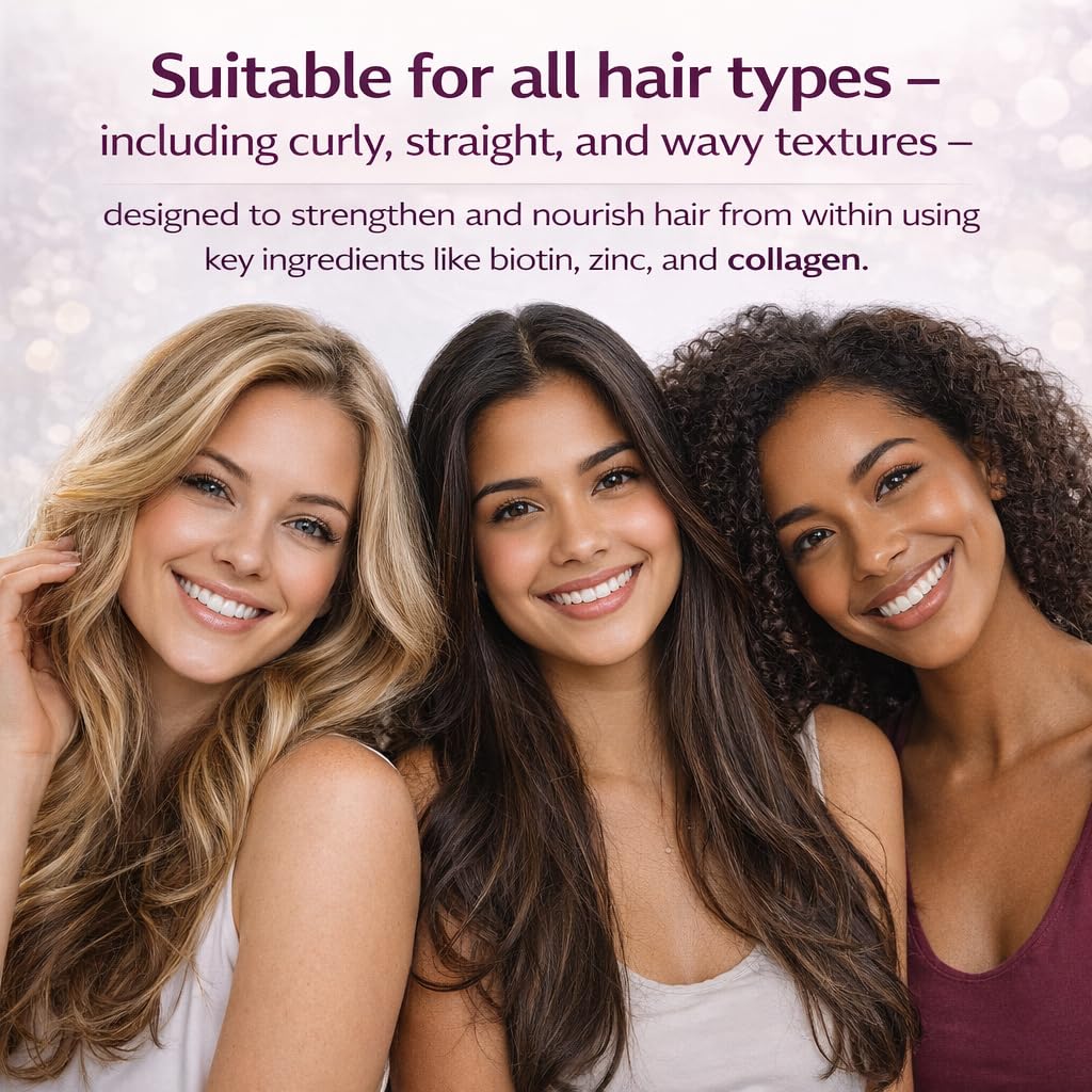 Grab The Gold Hair Skin & Nails Gummies Biotin Collagen Passion Fruit — Amazon image 5