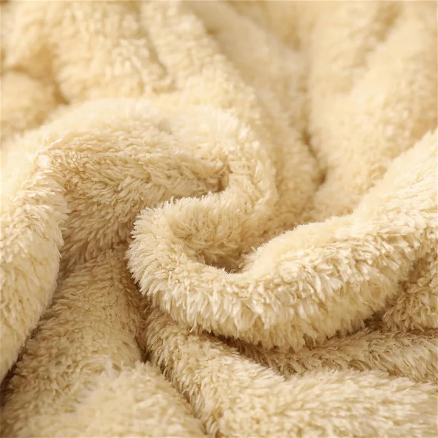 Men’s Lambswool Hooded Jacket Thick Warm Sports Fleece Winter Coat
