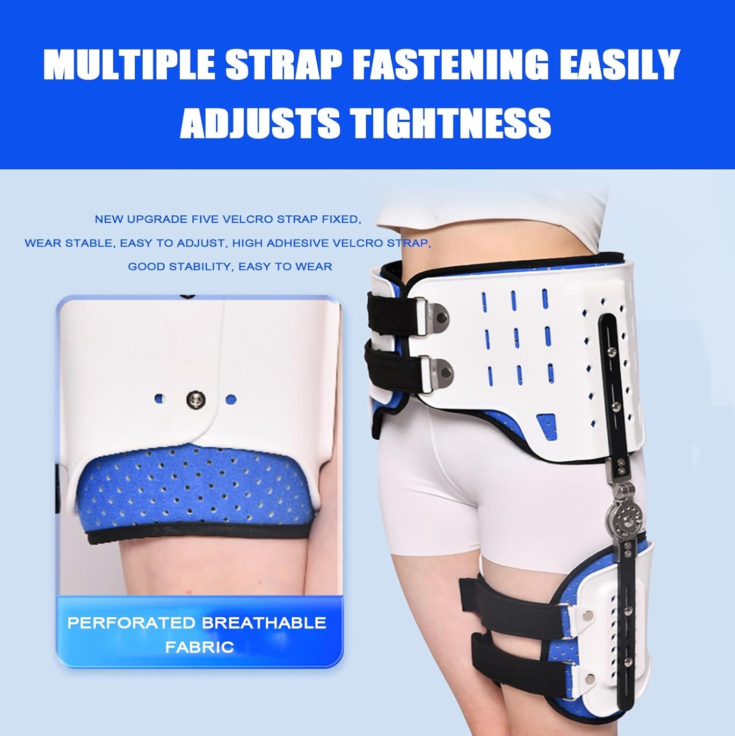 Hip brace Abduction Adjustable Joint Dislocation Orthosis Suitable brace for lower back Stabiliser Support Fixation Brace Groin Sciatica Universal for Patients with Hip Dysplasia and Skeletal(A,Right)