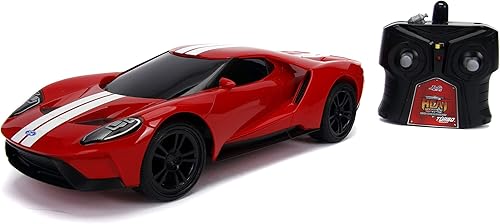 Miniatura 3 de Jada Toys Hyperchargers Heat Chase - Vehículo de control de radio - Paquete doble con carga USB (2 piezas), escala 1: 16, Dodge Charger SRT Hellcat