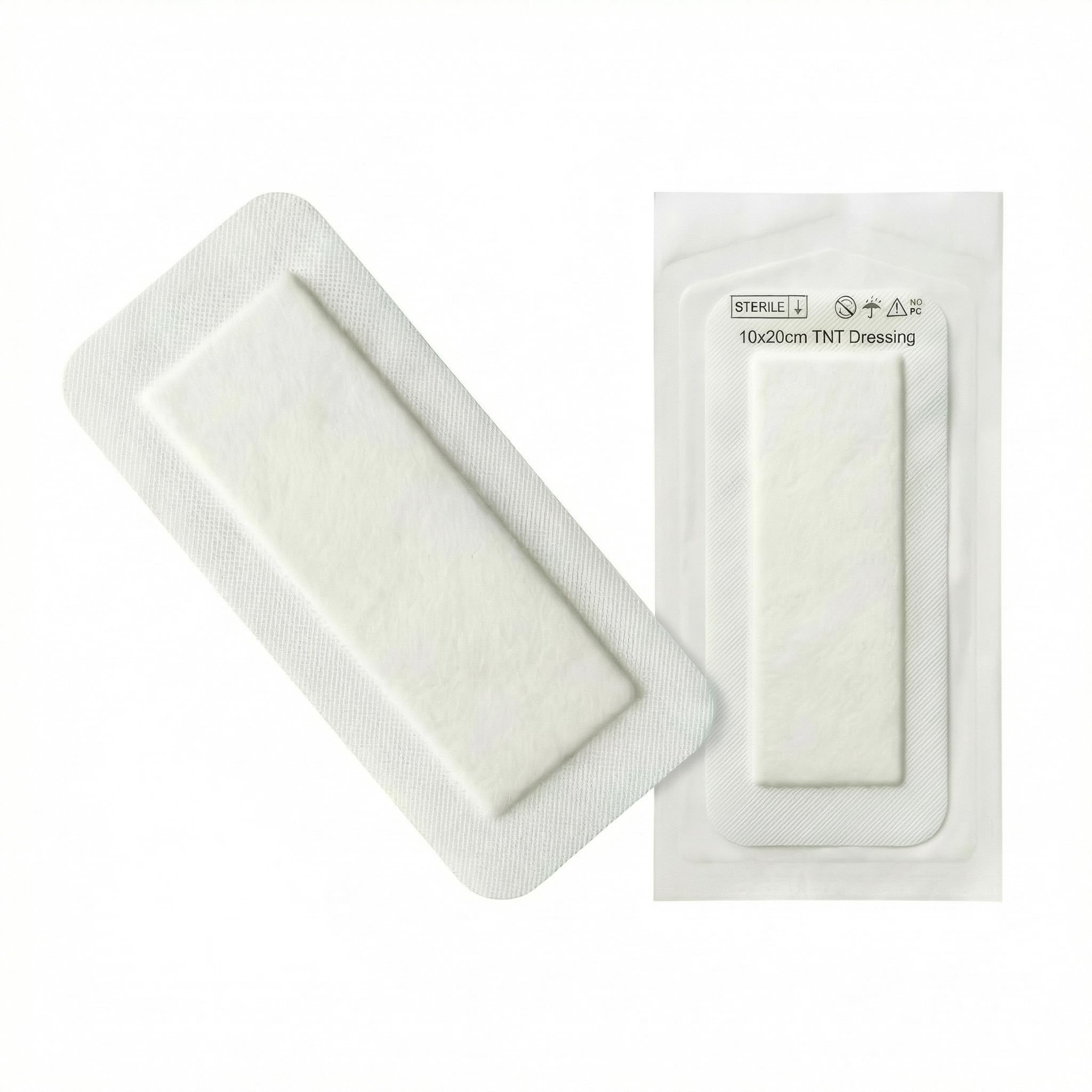 KMINA Wundverband Steril (600 Stück, 24 Boxen à 25) 10 x 20 cm, Professionelle Wundversorgung | Latexfreie, hypoallergene Aufkleber für chirurgische Wunden, Größe XL, für sofortige Hilfe, 24 Schachteln à 25 Stück