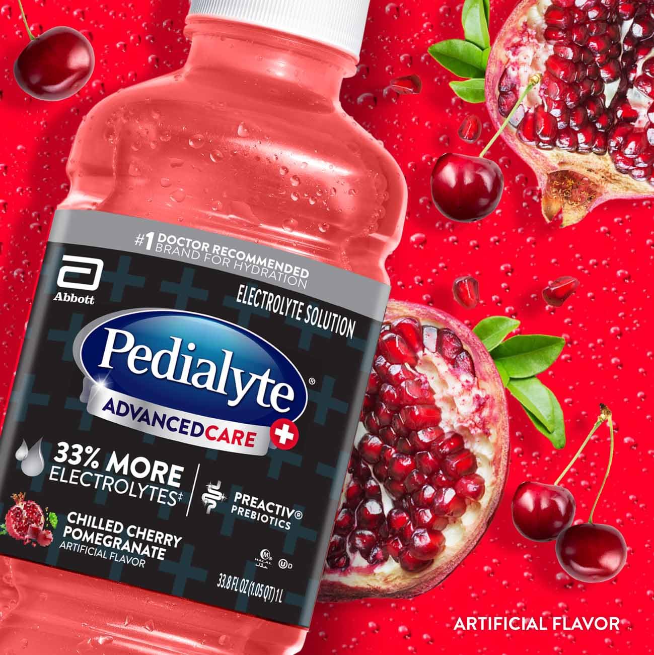 Amazon.com: Pedialyte AdvancedCare Plus Electrolyte Drink, Cherry