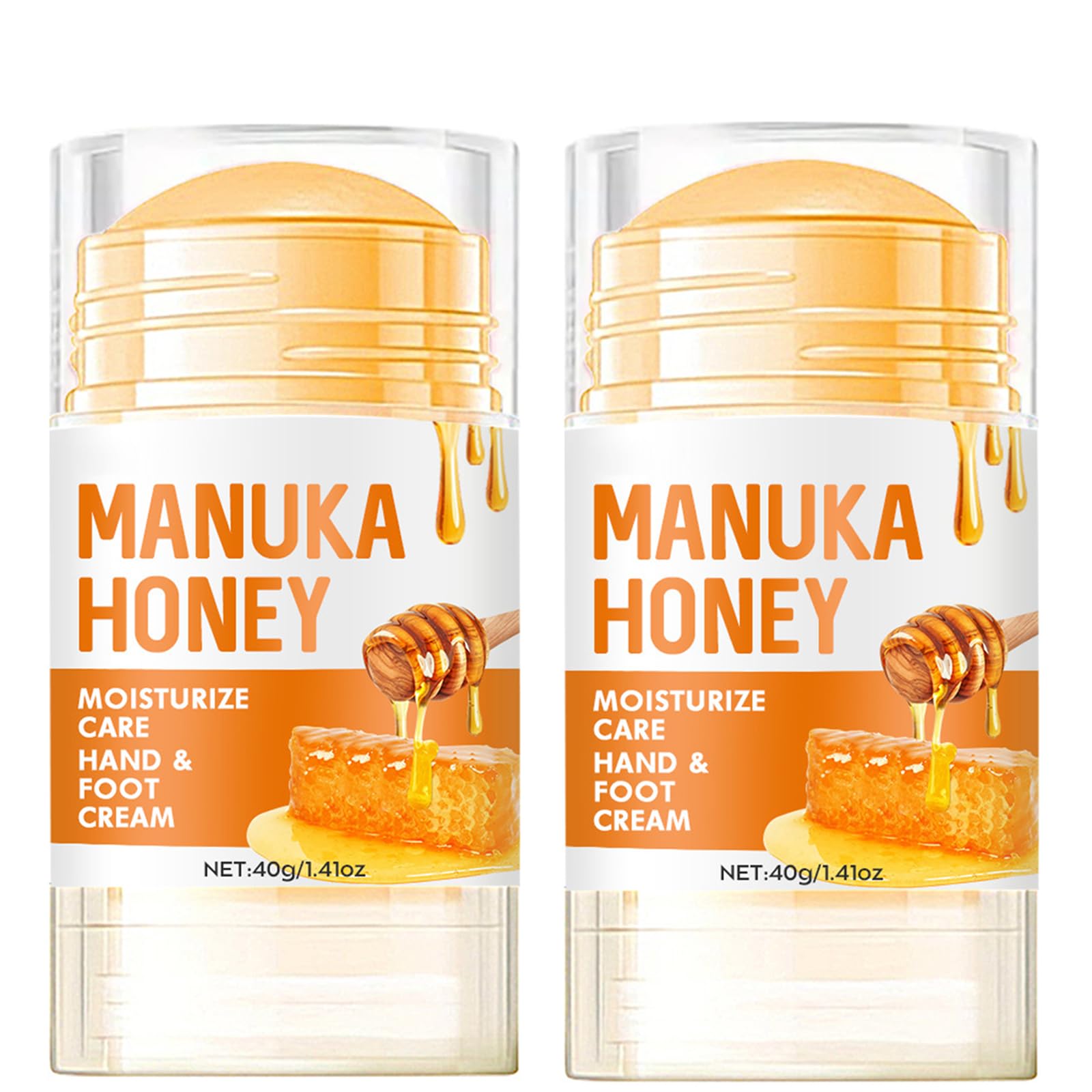 ewku 2PCS Honey Foot Cream, 40 g (Pack of 2)