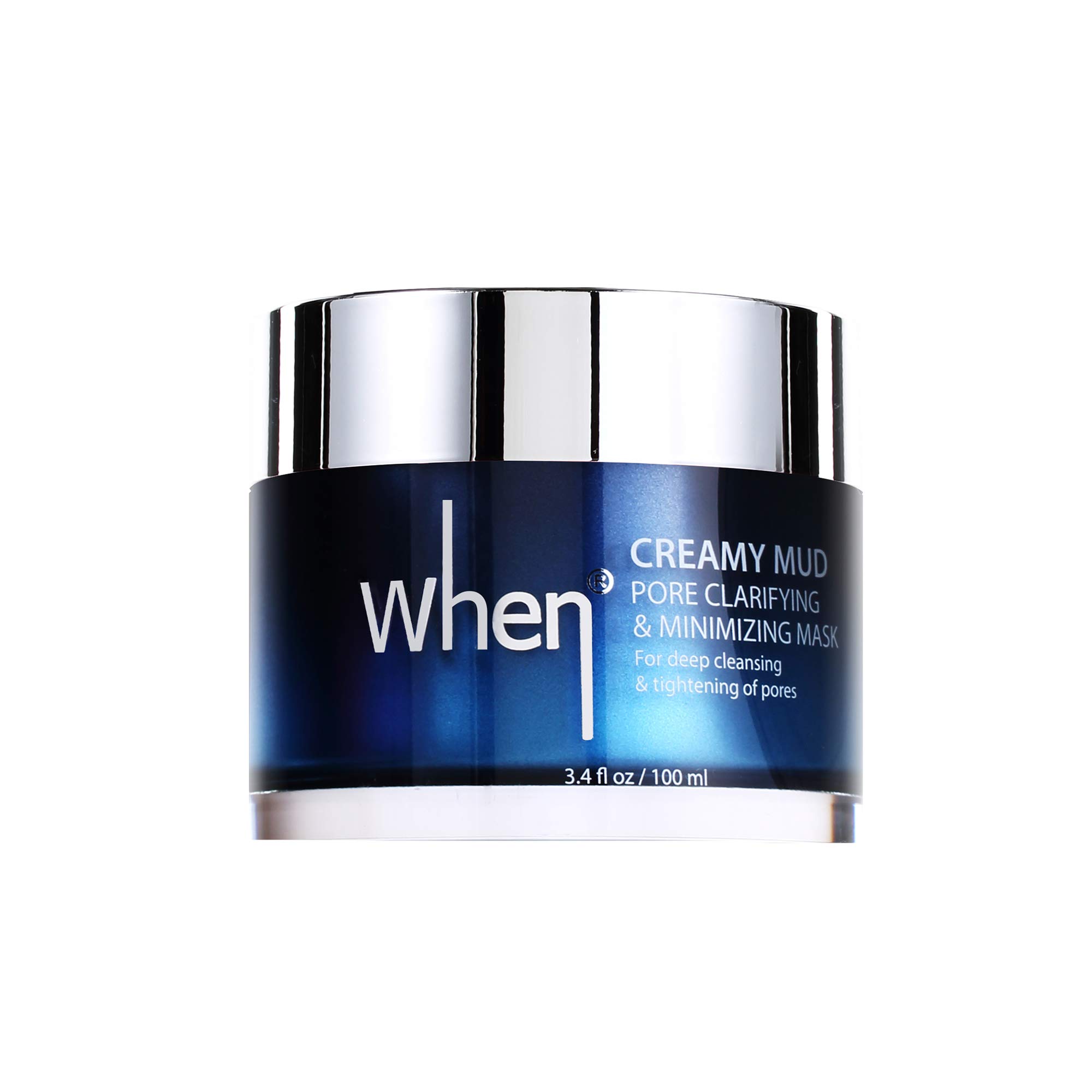 When Beauty Face Cream Mask - Korean Skin Care Deep Cleansing Soothing High-Nutrition Gentle Blackheads Dead Skin Remover Vitalizing Natural Ingredients (Pore Mask 100ml)