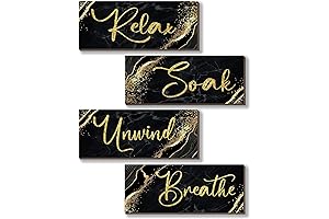 ONIZHITY Black and Gold Bathroom Decor: Transform Your Washroom into a Luxurious Haven