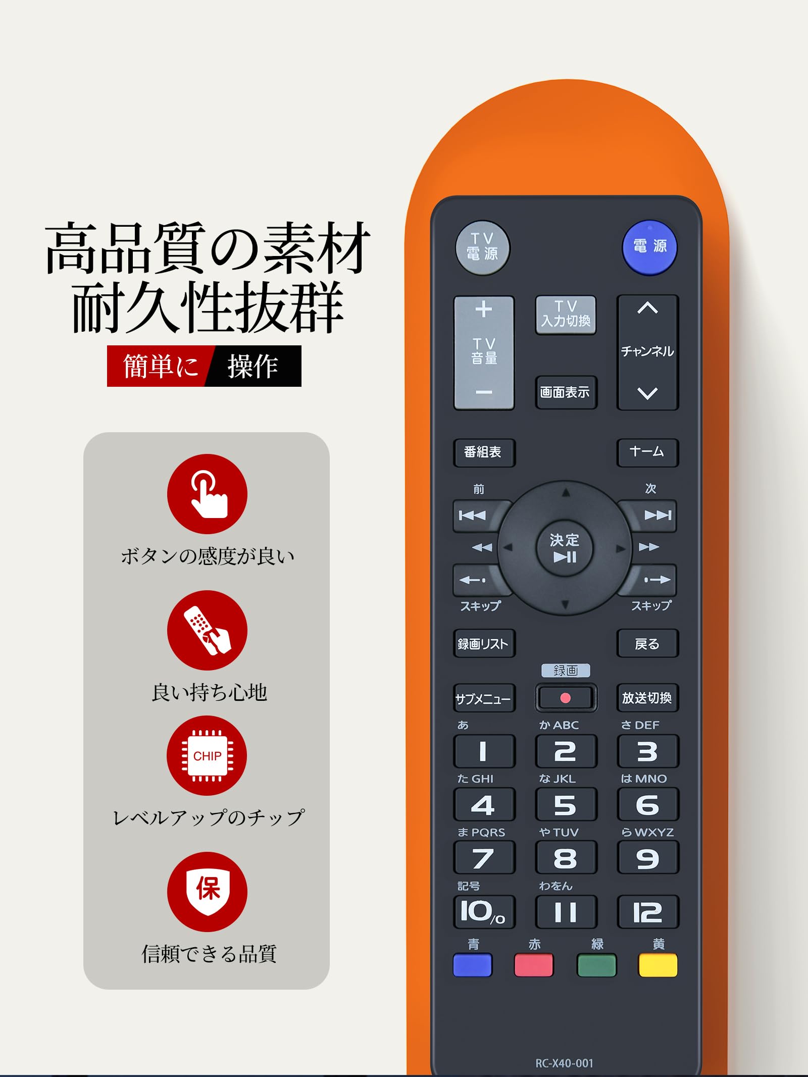 Amazon | AHTHA 代用リモコン for I-O DATA RC-X40-001 チューナー