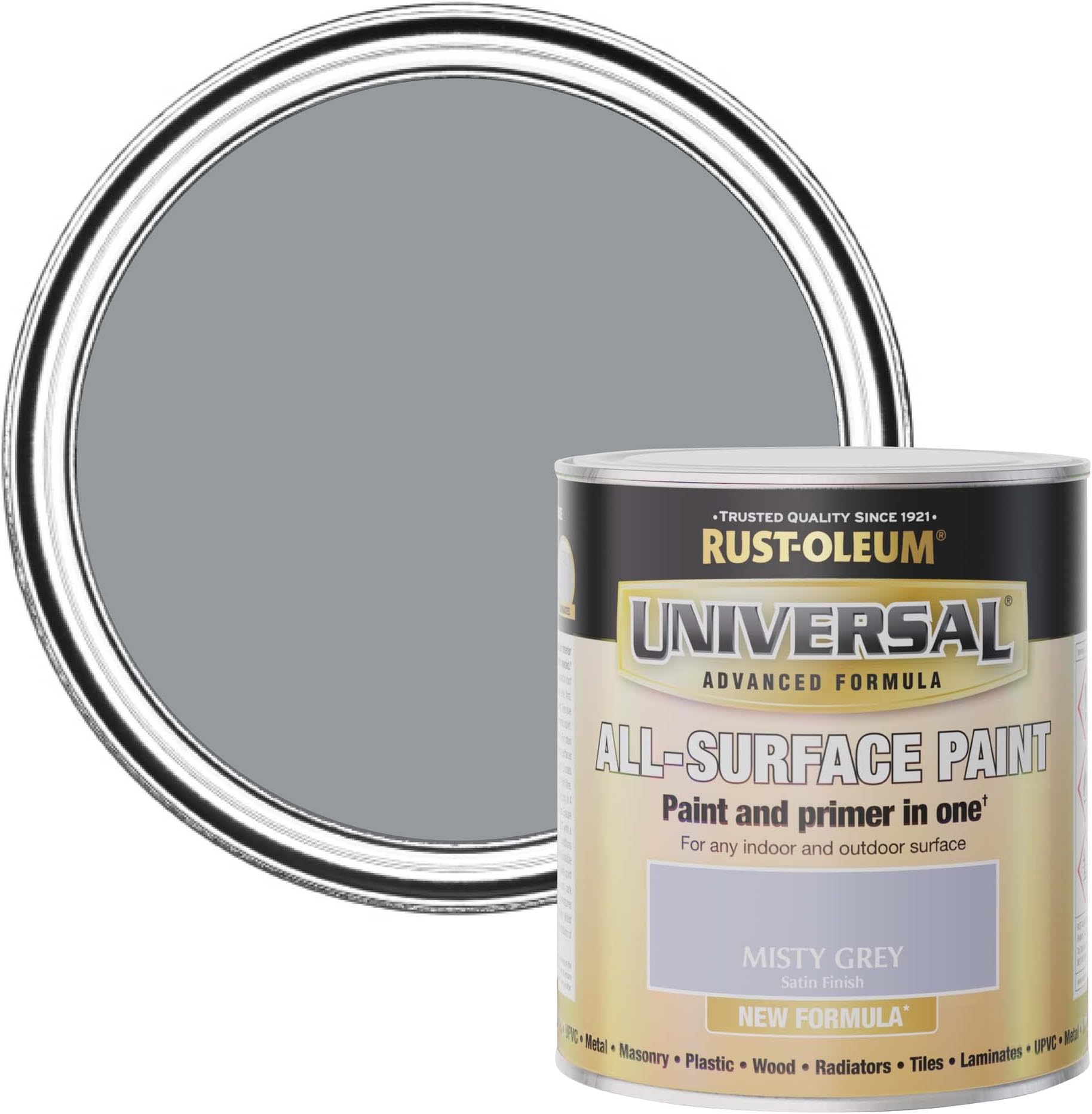 Universal Paint Satin Misty Grey 750ml