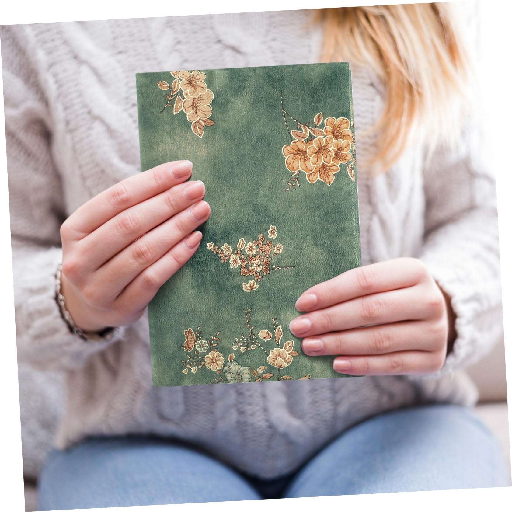Lurrose 3 Pcs Livre Couverture Creative Livre Décor Livres Livre Cache-Poussière Protecteur A5 Note Book Notebook Relié Livre Manches 9X7 Livre Décor Pour Étudiant Décoratif Livre Manches