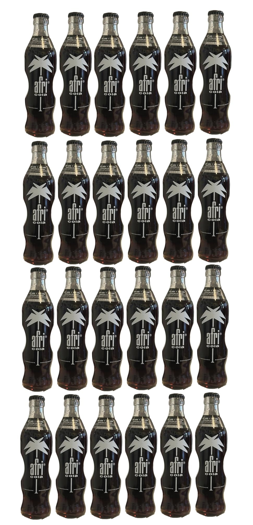24 Flaschen Afri Cola Glas Gastroflaschen a 0,33 L inkl. MEHRWEGPFAND + Space Keks gratis a 45 g von Onlineshop Bormann