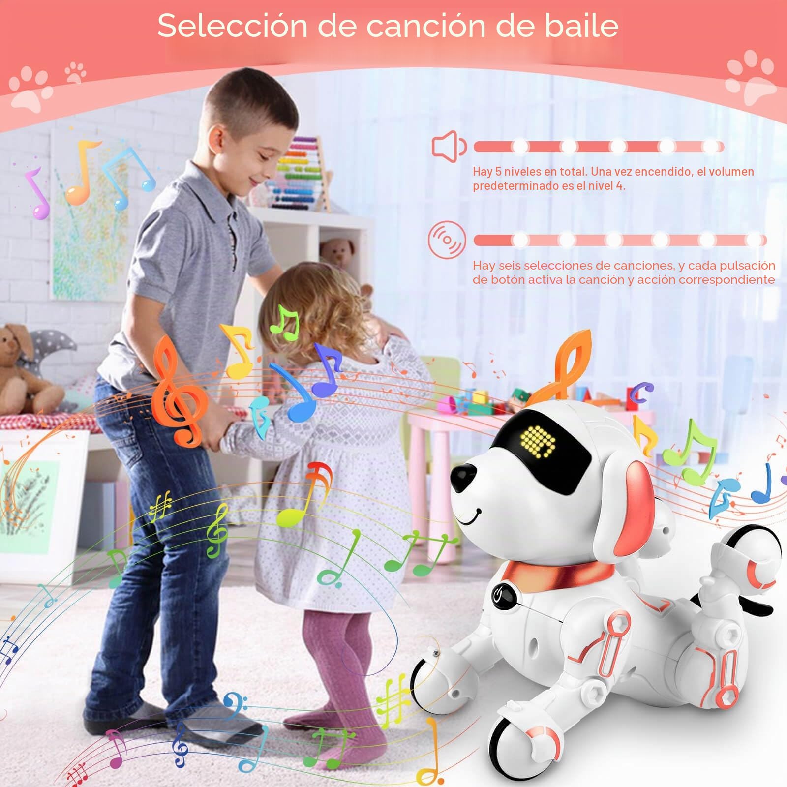 Juguetes robot para niños de 8 a 12 años, perro robot con control remoto, educativo y entretenimiento