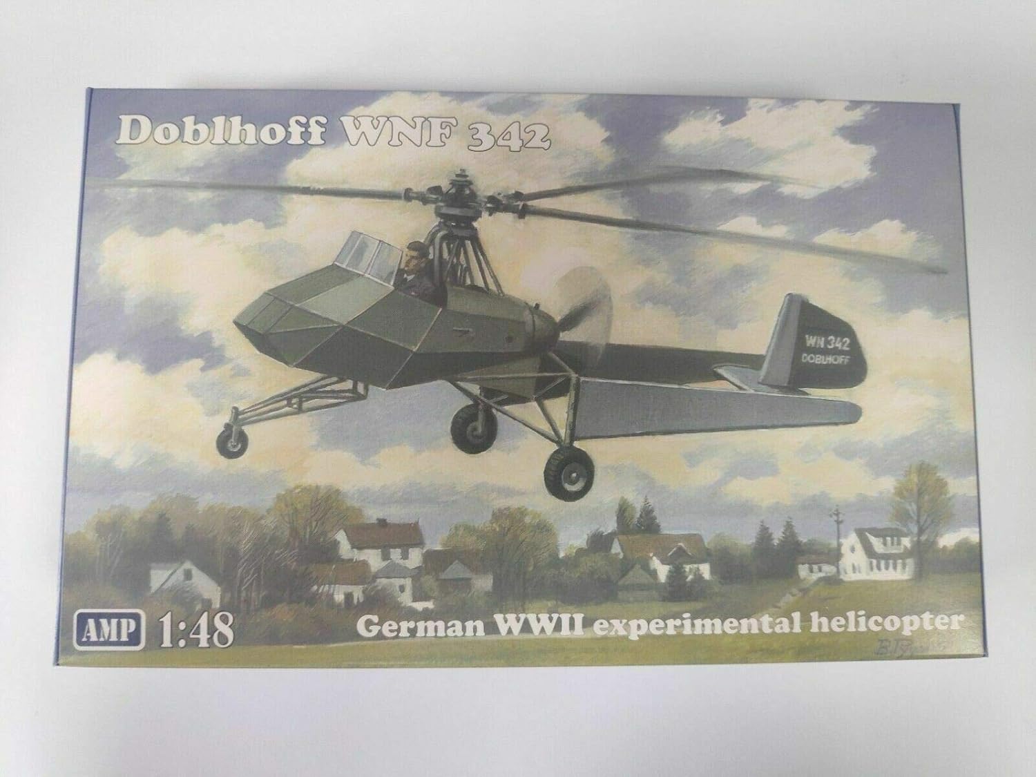 AMP 48-008 - 1/48 - Doblhoff WNF 342 German WW II Helicopter Plastic Model kit