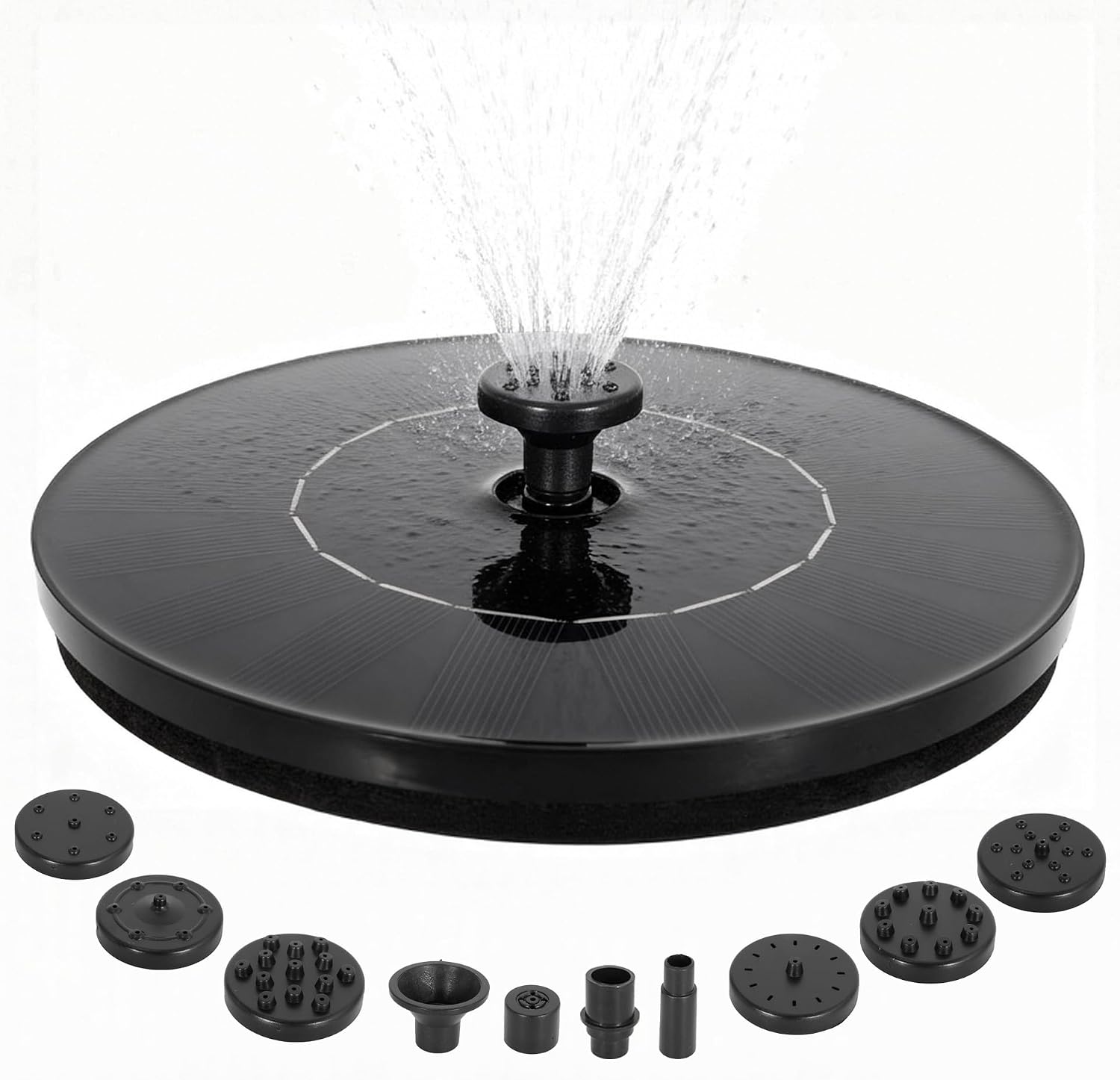 Upgraded 2000mAh Solar Fountain Pump