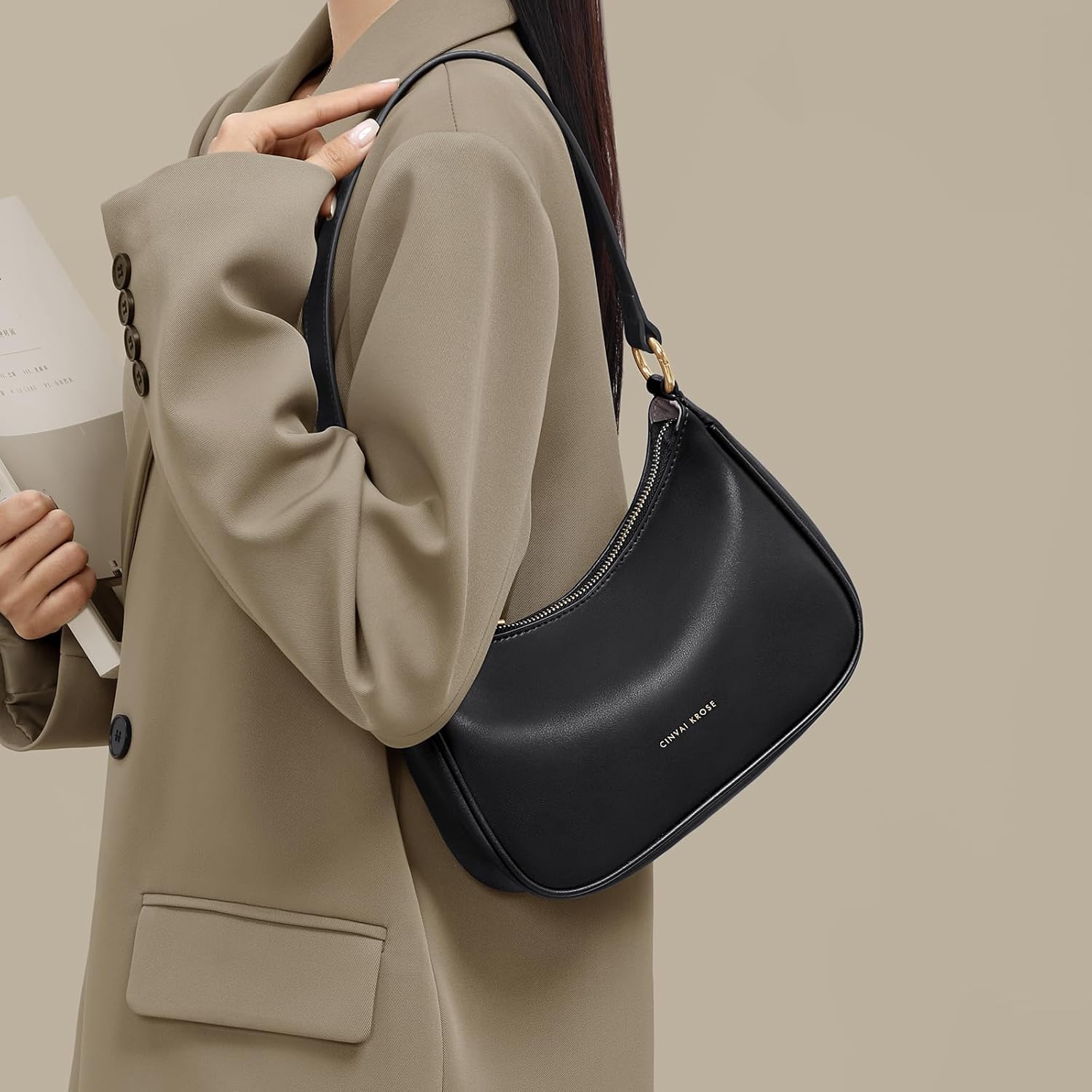 Shoulder Purses For Women, Leather Hobo Bags For Women, Two Strap For Shoulder And Crossbody