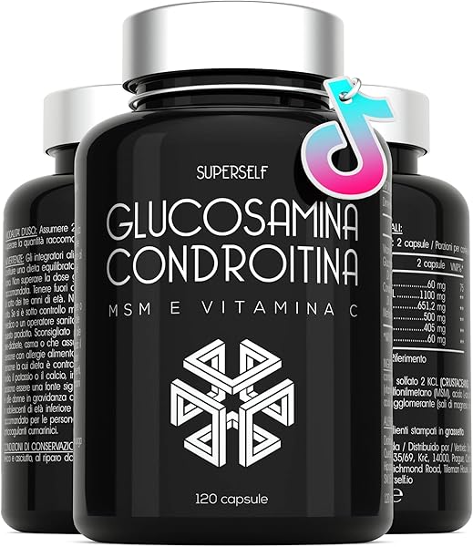 SuperSelf Glucosamina Condroitina Integratore 120 Capsule