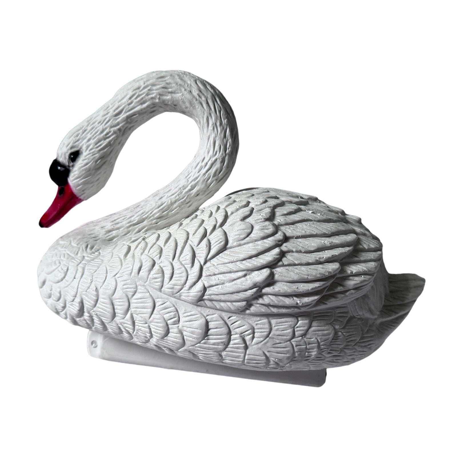 mophrati Float Swan Figurine Pool Pond Garden Patio Captivating Realistic Ornament Swimming Pools And Outdoor Gardens Float Swan Figurine Decor Realistic