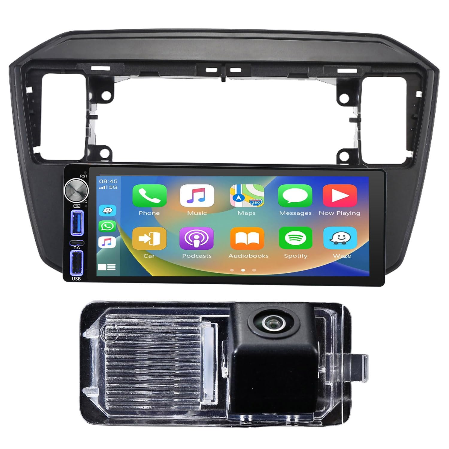 Navigatore Android Auto GPS Radio Navigator Carplay Fit for VW UP! e-up! e-Load Up 121 122 123 BL1 BL2 BL3/Skoda citigo E-Citigo/Seat MII E-MII KE KF/Seat lbiza DSP BT Pip DVR SWC DAB+Auto Fotocamera