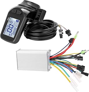 Irfora 24V-48V/36V-60V 350W,24V-48V/36V-60V 350W Motor Brushless Controller LCD Display Panel Thumb Throttle Electric Bicycles Scooter Brushless Controller Kit S886