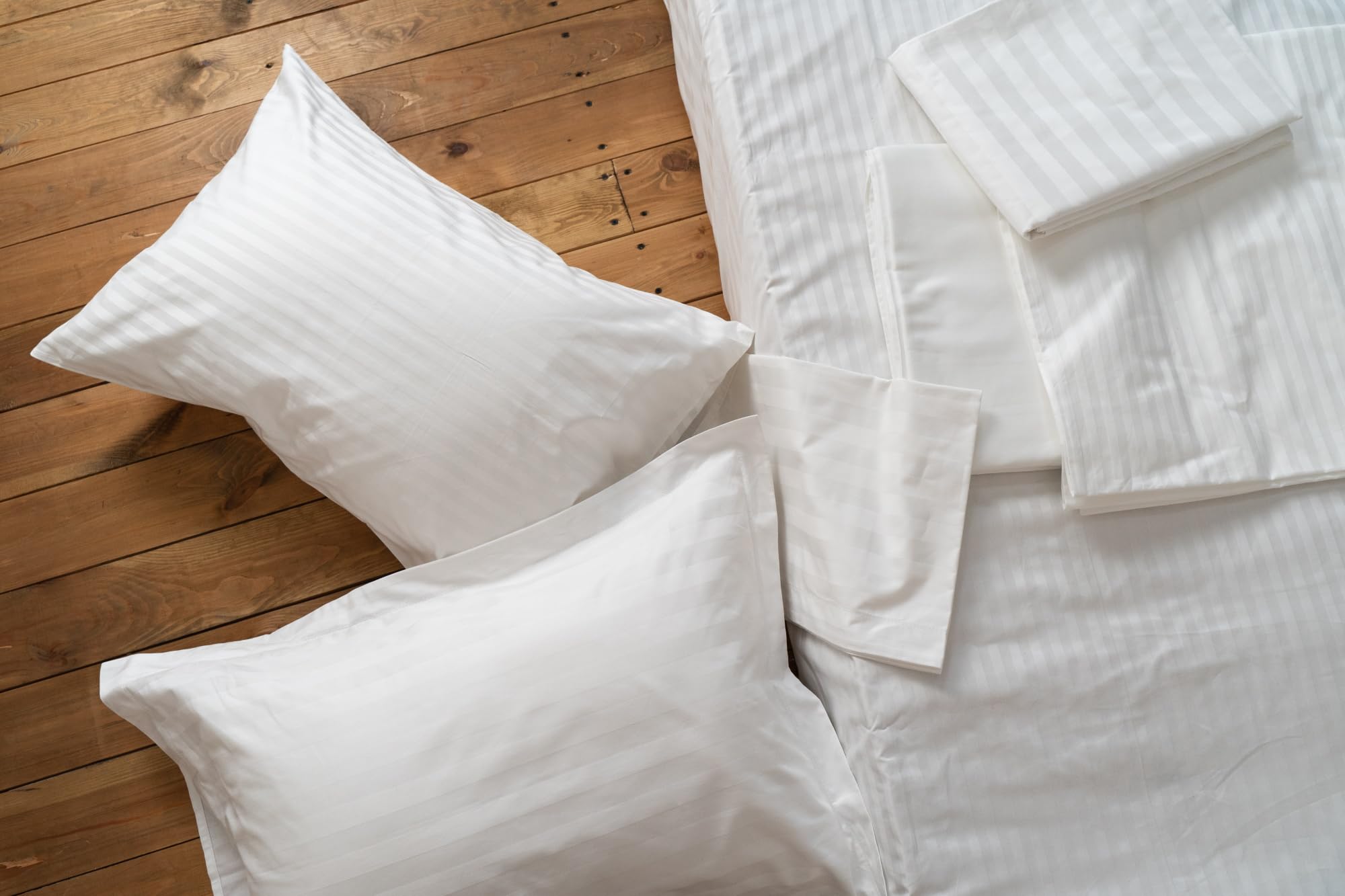 TextilDepot24 - Biancheria da letto a strisce da 20 mm, con chiusura a busta, 100% cotone
