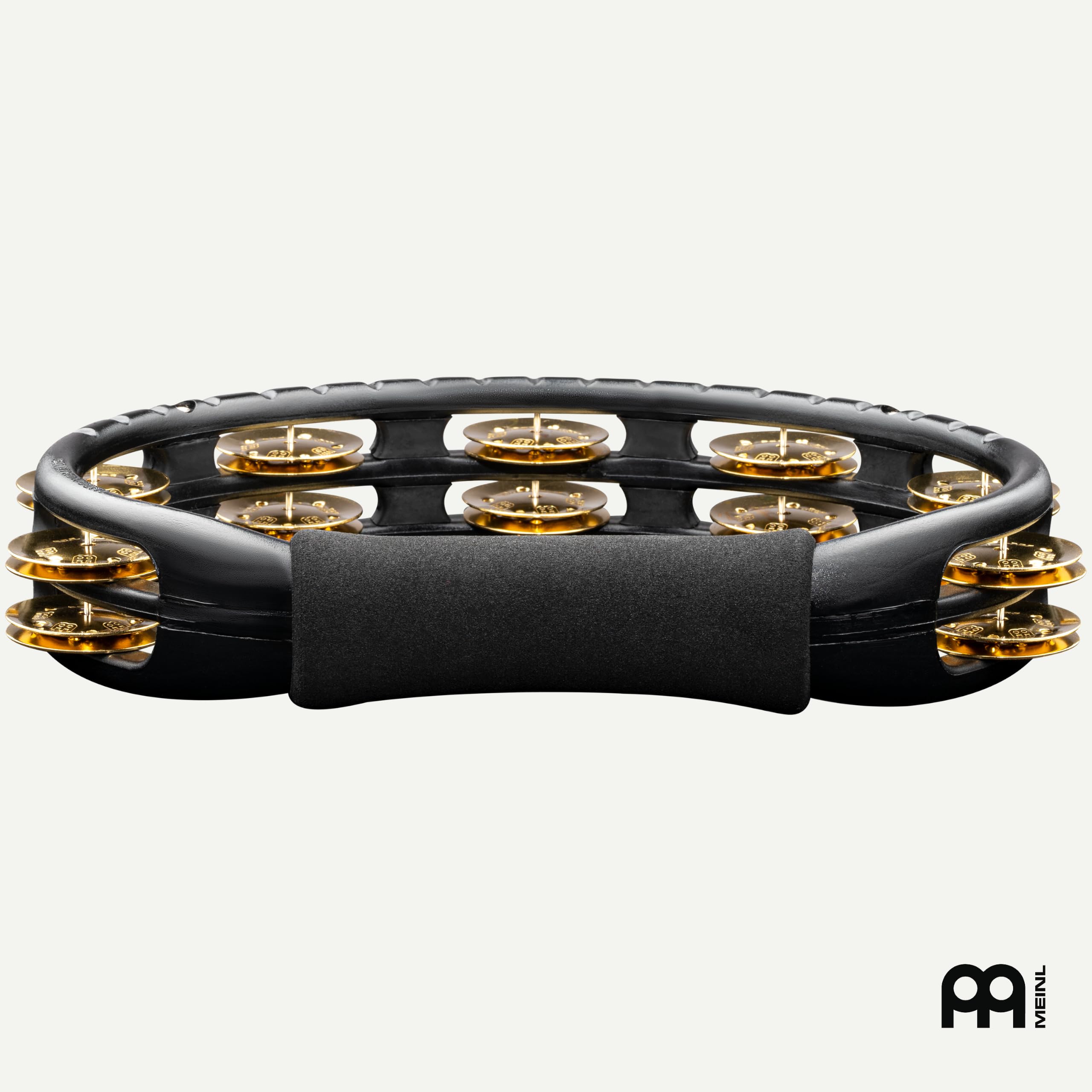 Meinl Hand Tambourine TMT1B-BK, Brass Jingles - Tamburyn