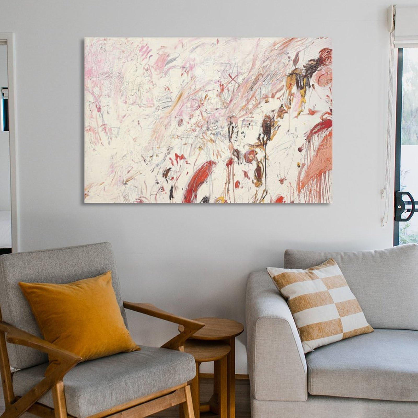 特注木製フレーム内装 Cy Twombly1977 希少ポスター