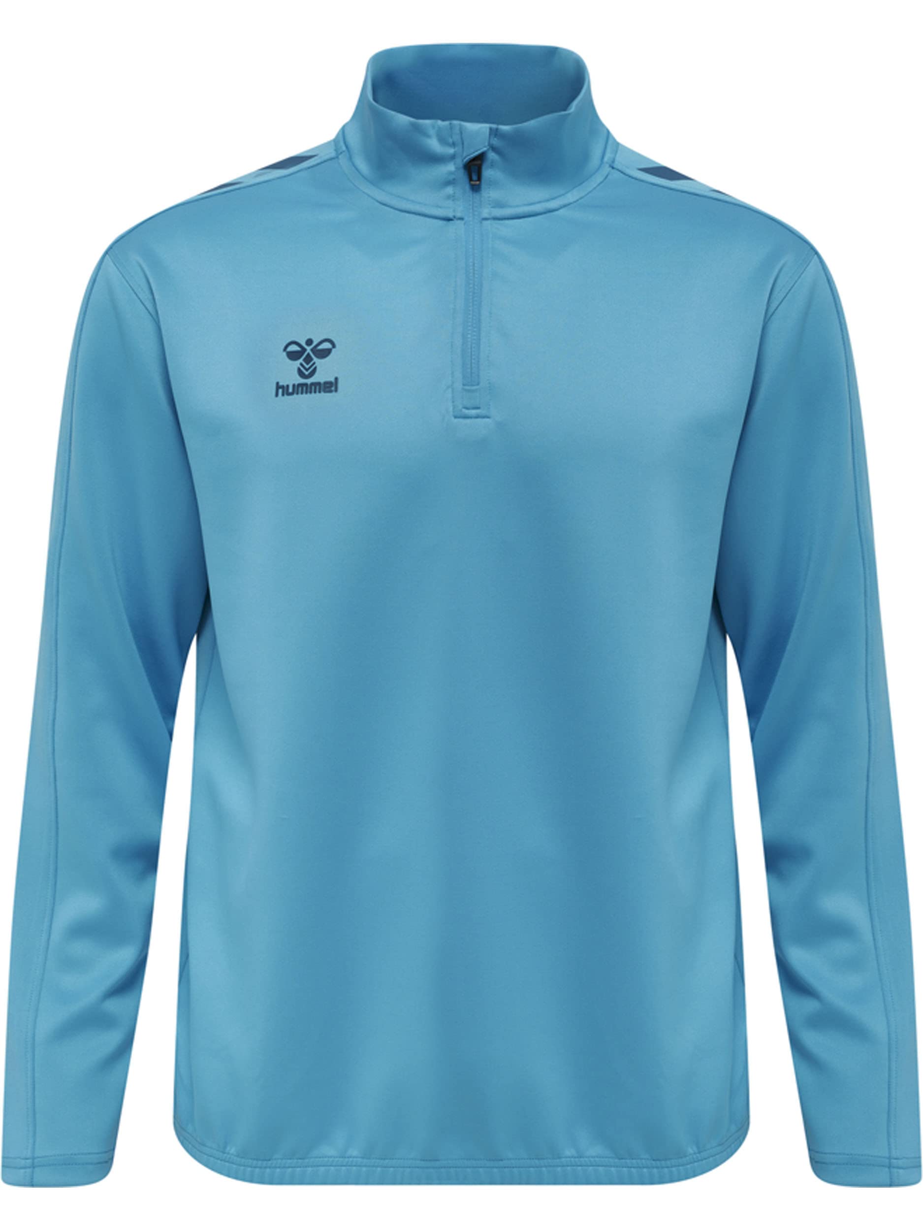 hummel, hmlCORE XK HALF ZIP POLY SWEAT, BLUE DANUBE, 2XL
