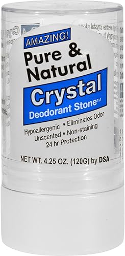 Thai Deodorant Stone Piedra desodorante de cristal puro y natural, 4.25 onzas