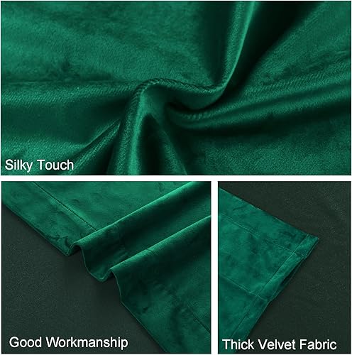 Miniatura 263 de Cortinas de terciopelo JIUZHEN, cortinas opacas suaves de terciopelo retro para dormitorio, cortinas elegantes con reducción de ruido y Rosa