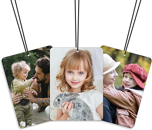Ambientador personalizado para automóvil para hombres o mujeres, ambientadores de automóvil personalizados, regalos con textofoto
