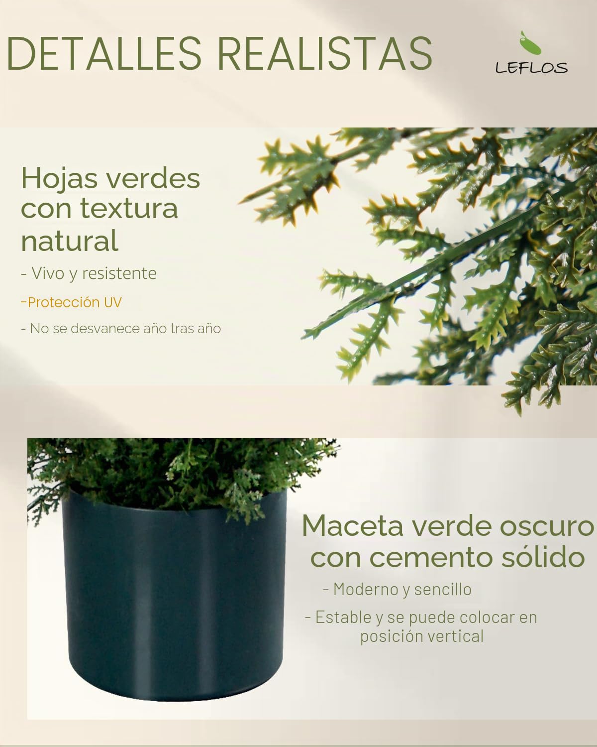 Árbol topiario de Cedro Artificial, 90cm árbol de ciprés de imitación, árbol de ciprés Artificial Deco para salón, Oficina, Festival & Fiesta, 2pcs